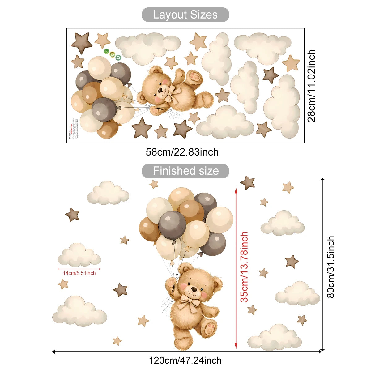 Nursery Room Decoration Decal