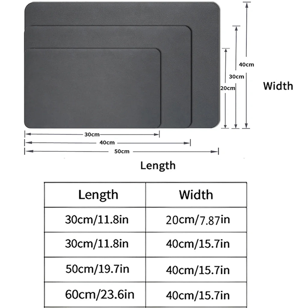 Absorbent Anti-slip Coffee Dish Mats