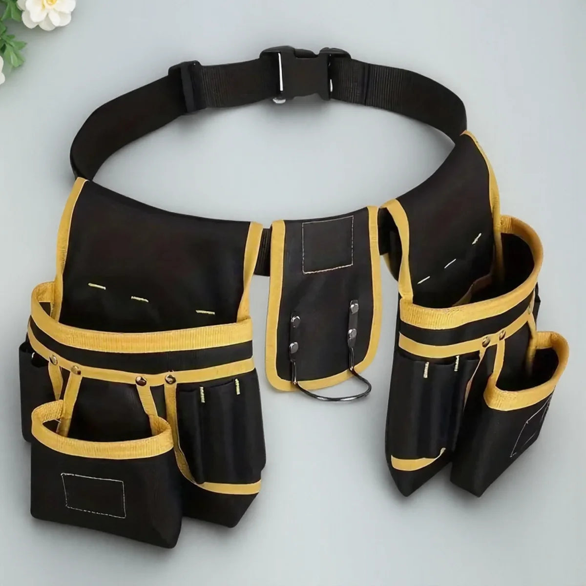 Adjustable Men's 26 Pockets Tool Belt Magnetic Holder