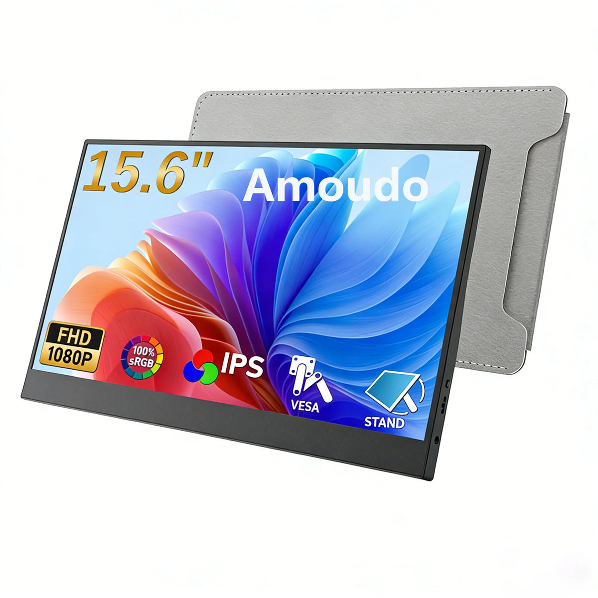 Amoudo 15.6 Inch Portable Monitor 1920x1080P