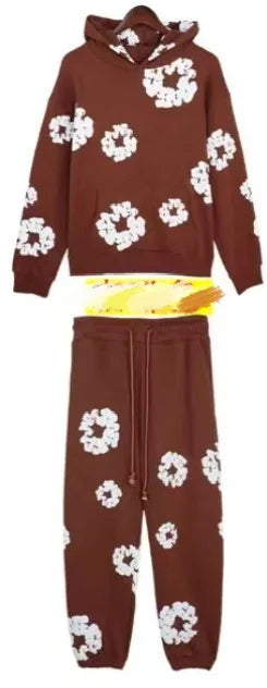 cotton foam printed Track suit