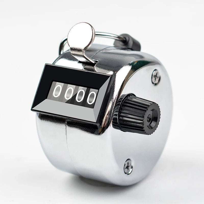 Mechanical Counter Four Digit Manual Recording Traffic