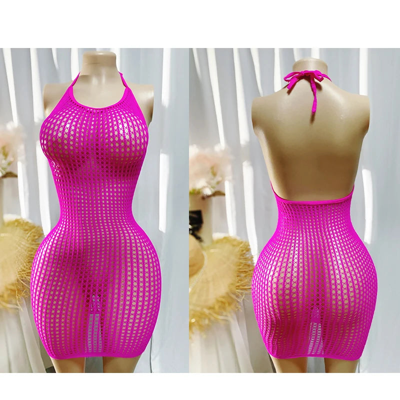 1PC Sexy Women Fishnet Cover Up