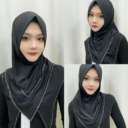Arabian Women Hijabi Muslim Wear Cover Instant Hijab