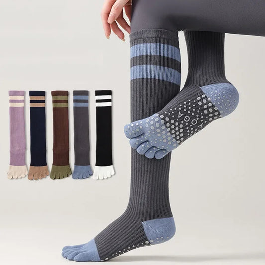 Women Five-finger Professional Pilates Socks
