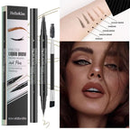 Two-pronged Eyebrow Pencil Waterproof