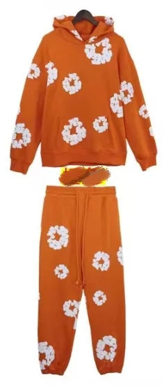 cotton foam printed Track suit