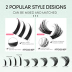 GROINNEYA Lash Clusters Kit