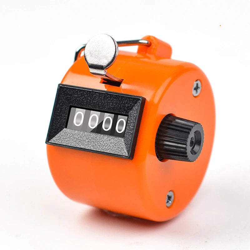 Mechanical Counter Four Digit Manual Recording Traffic