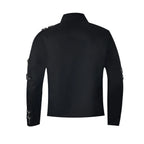 Men Vintage Black Punk Jacket
