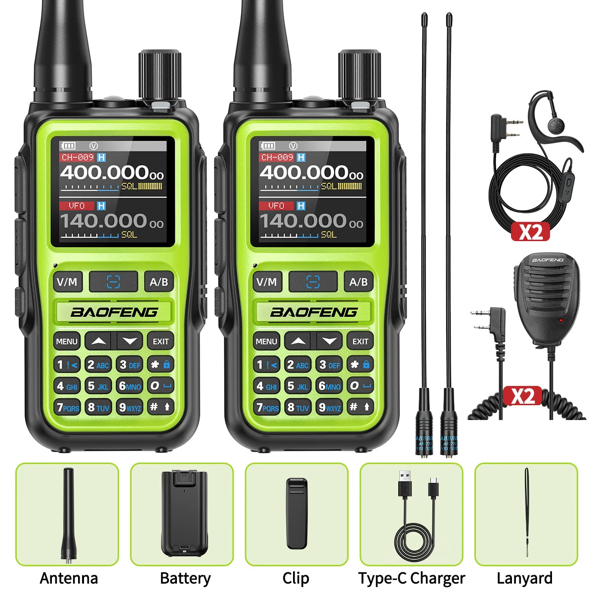 BAOFENG UV-5R Mini Walkie Talkie Multi Band