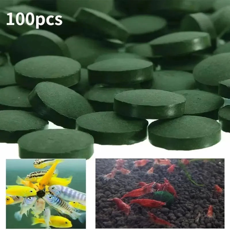 100-500PCS Spirulina Tablets