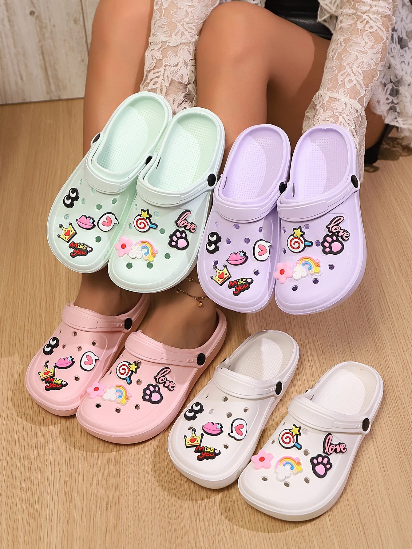 Outdoor Home Sandals with Holes for Comfortable Walking