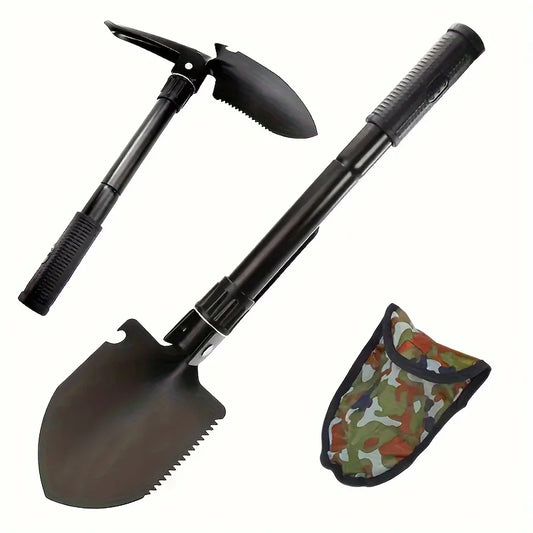 Versatile Folding Metal Shovel –