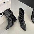 Denim Ankle Boots