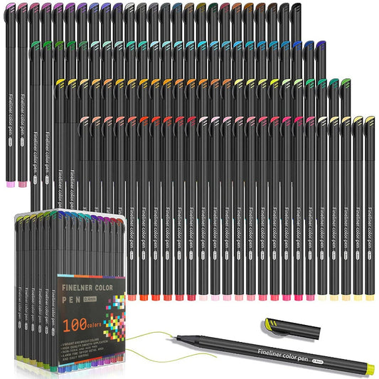 1 Box of Colored Hook Pens