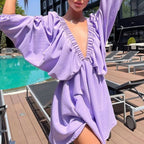 Deep V Neck Dress