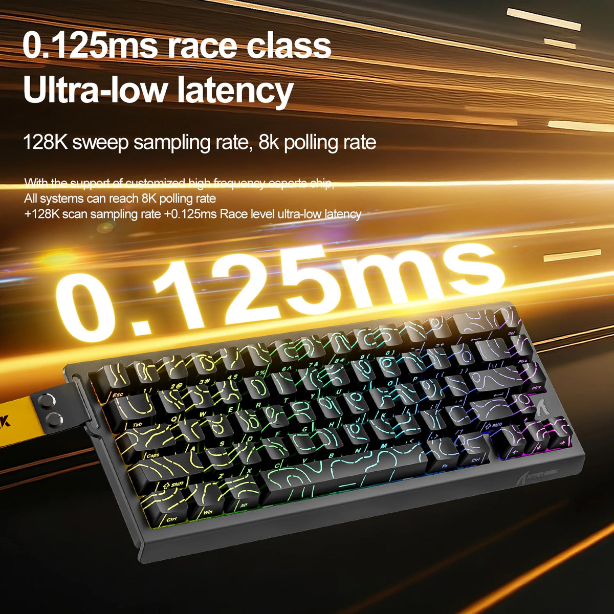 ATTACK SHARK X68HE Magnetic Keyboard