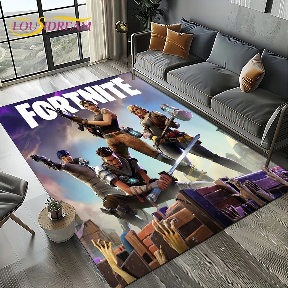 New Style Fortnite-e Cartoon Rug