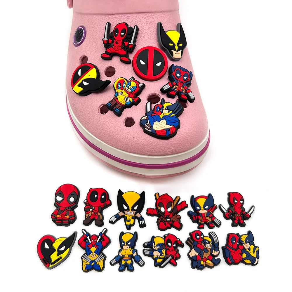 9-28Pcs Hot Toys Cartoon Series Shoe Charms