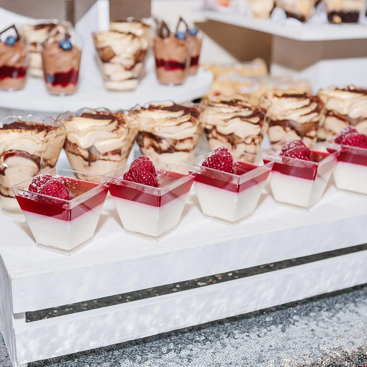 100/50Pack 2OZ Mini Dessert Cups
