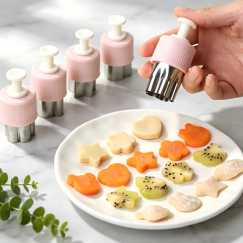 8PCS Press Cookie Cutter Set