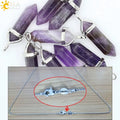Hexagonal Bullet Crystal Necklaces