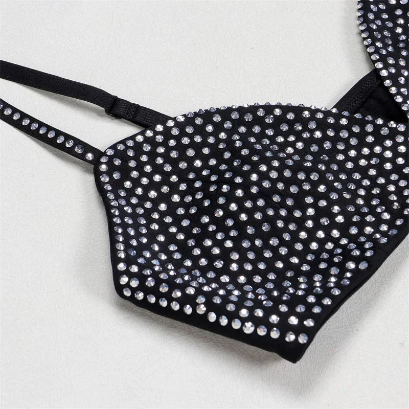 Sparkly Diamonds 3 Piece Short Sets