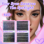 Individual Lashes Book Clusters