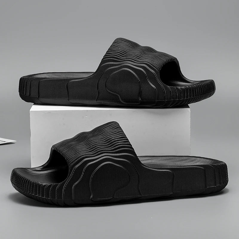 Men's Solid Slippers