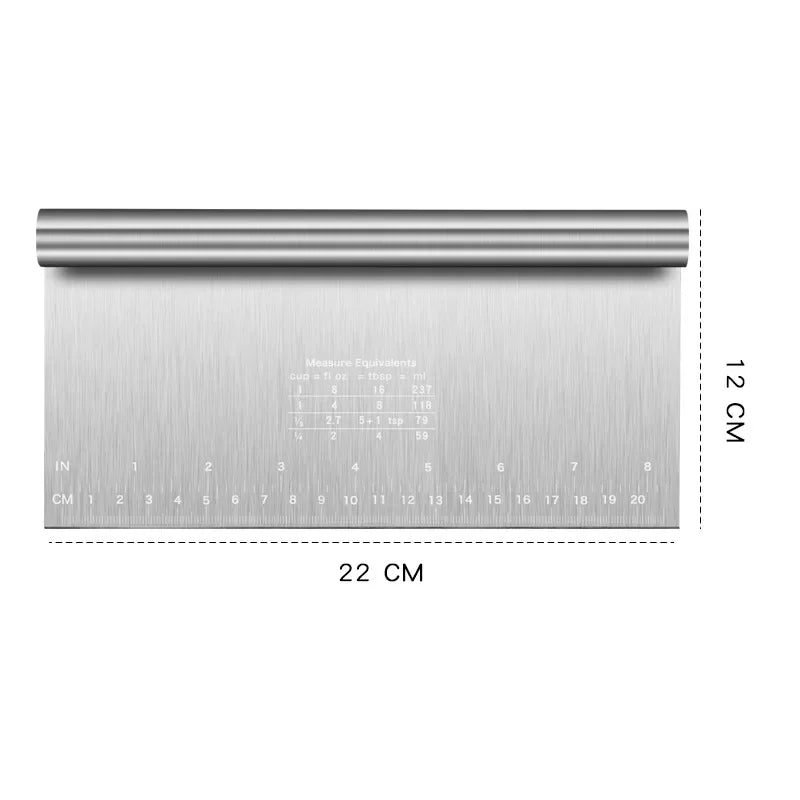 Stainless Steel Scale Cake Scraper
