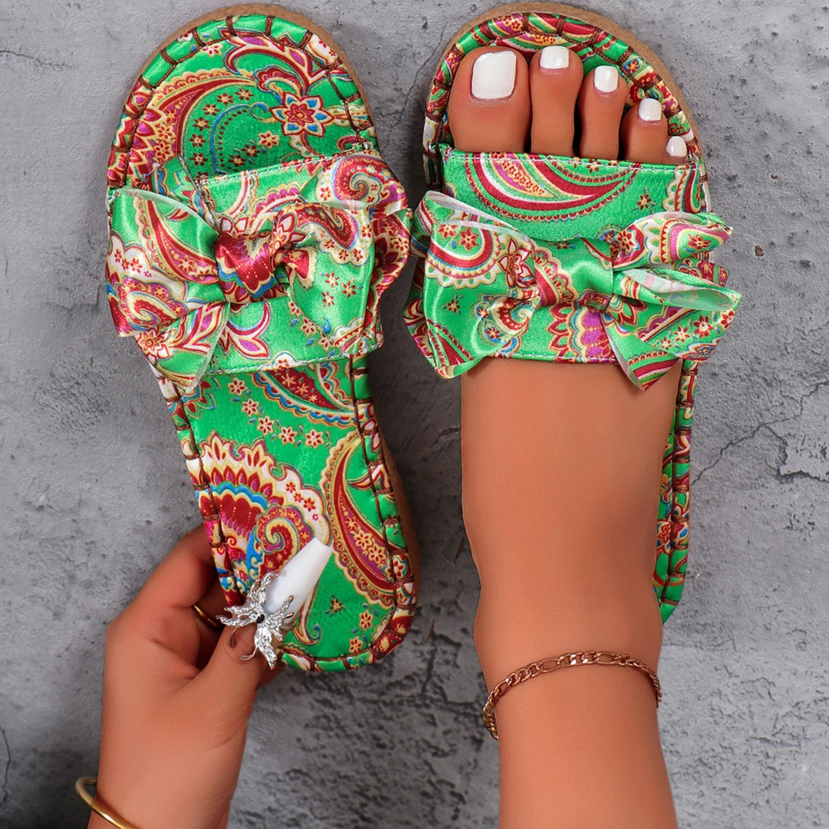 Casual Platform Open Toe Flats