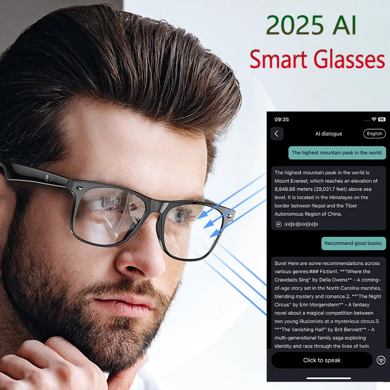 Smart Glasses  Anti-blue Lens