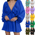 Deep V Neck Dress