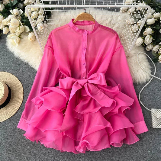 Chiffon French Chic Elegant Blouses