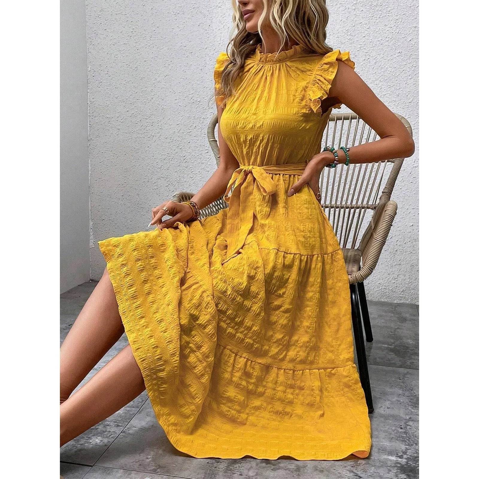 Vintage Casual Beach Dress
