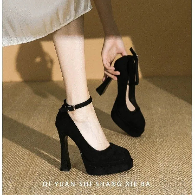 11cm Square High Heel