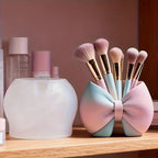 Bow makeup holder
