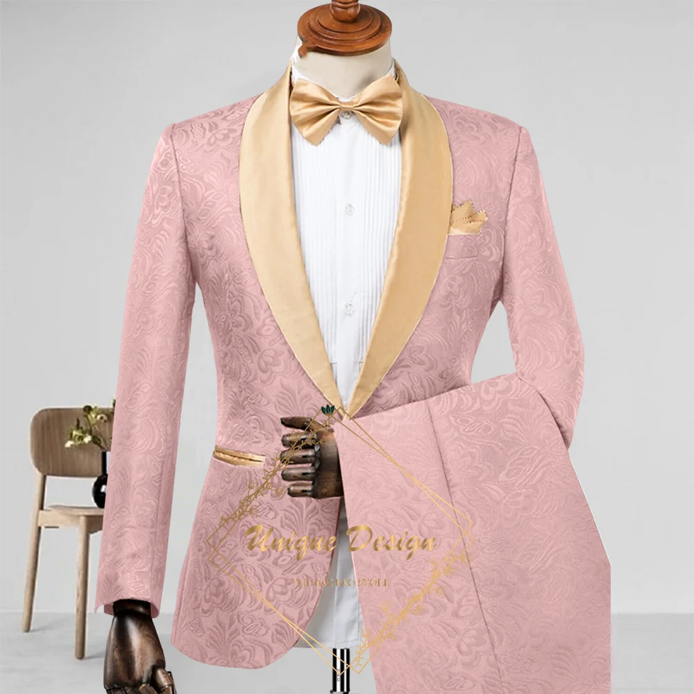 Champagne Men's Suit 2-Piece Set