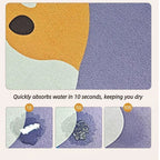 3D Cat Shaped Soft Fluffy Bedside Runner