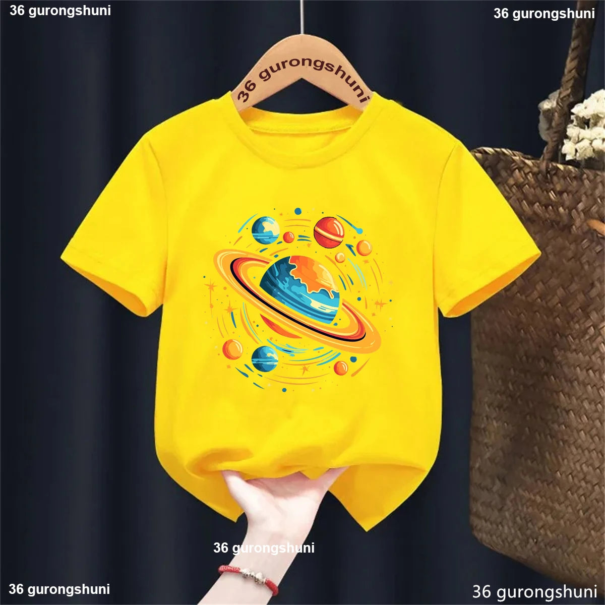 kids Planets Solar System shirt