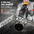 SucceBuy 3200W 750RPM Wet/Dry Diamond Core Drill Machine