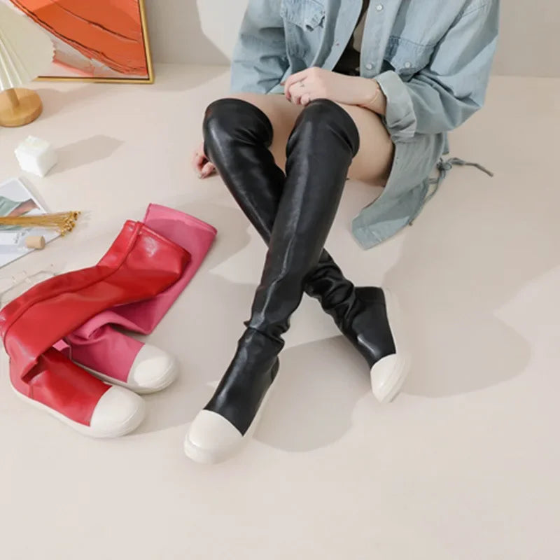 Over-the-knee Boots Stretch Tight Boots