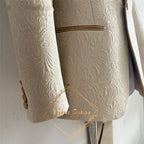 Champagne Men's Suit 2-Piece Set
