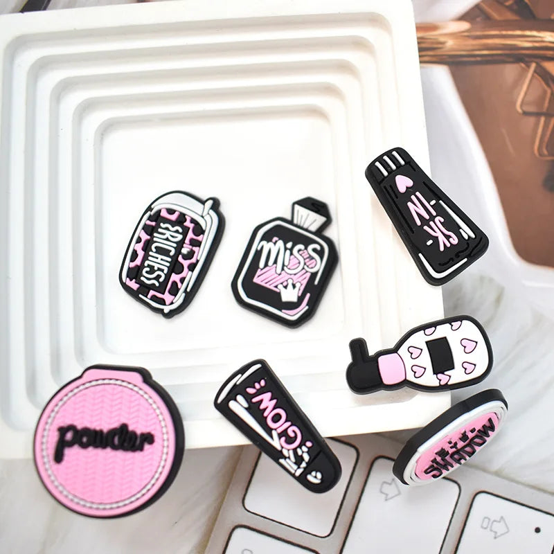 cosmetic beauty PVC shoe Charms