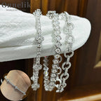 Onnelik Full 3mm Tennis Moissanite Bracelet