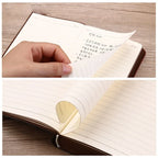Portable Vintage Leather Notebook Diary