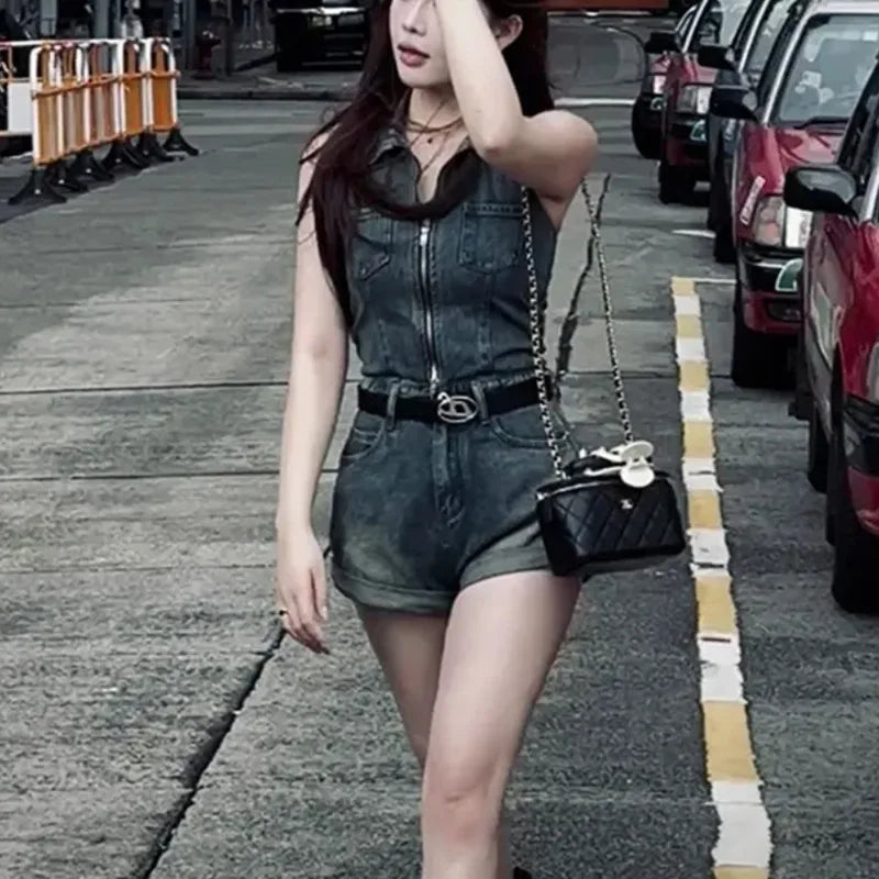 Jumpsuits Denim Playsuits