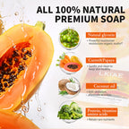 LKIAE Natural Carrot & Papaya Handmade Soap,