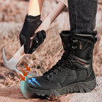 YUYIN Steel toe Work Boots